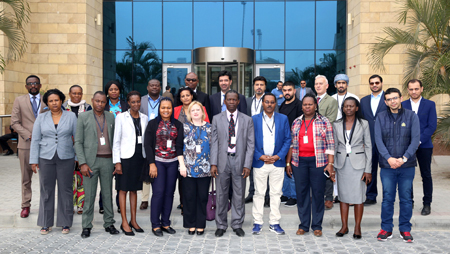 Attendees at the EMS Pay-for-performance workshop in Cairo - February 2018