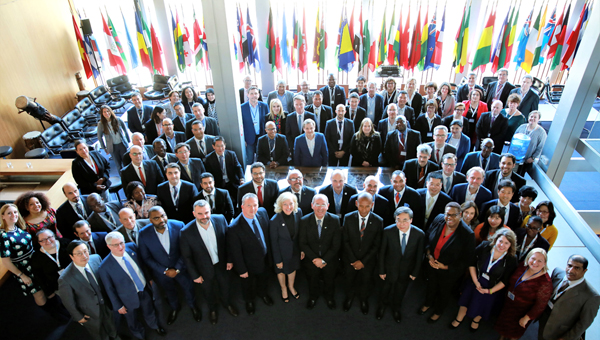 Participants at the EMS General Assembly, March 2019