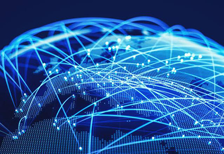 Data flow across the globe