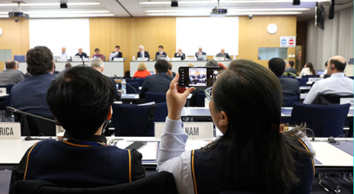 Participant's view at 2022 EMS General Assembly