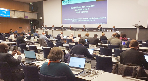 EMS members at the 2021 EMS Cooperative General Assembly in Berne