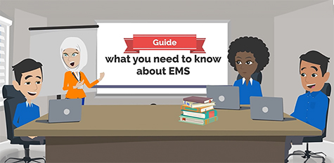 EMS training cartoon image