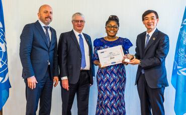 Benin 2022 EMS Customer Care Award winner