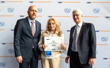 Jordan 2023 EMS Customer Care Award winner