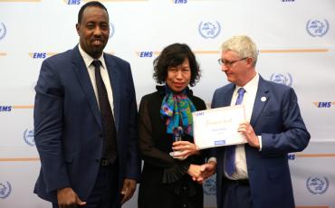 EMS Thailand receiving their Bronze performance award