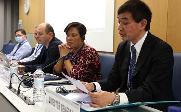 Director General addressing the EMS General Assembly