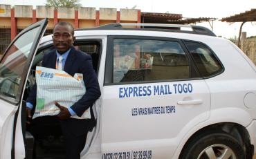 Togo EMS postal worker