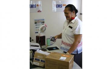 Tonga postal worker