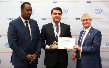 EMS Azerbaijan receiving their CC award