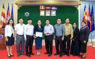 Cambodia 2020 EMS Customer Care Award winner
