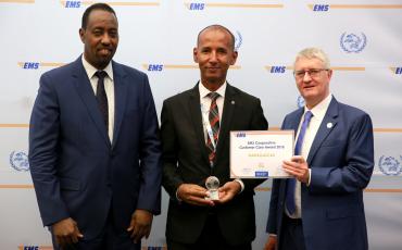 EMS Madagascar receiving their CC award