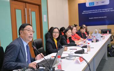 Regional coordinator presenting