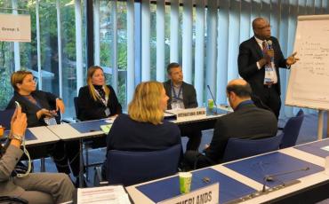 Breakout group at the 2024 EMS Cooperative Workshop