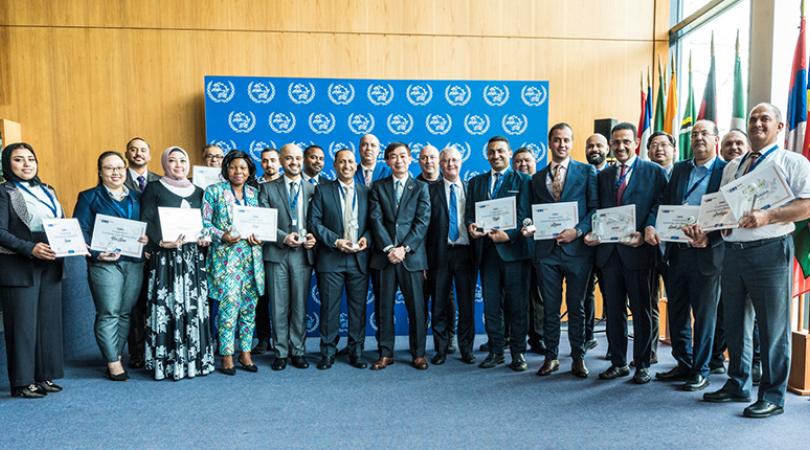 EMS award winners at the General Assembly