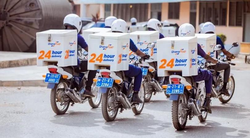 Ghana Post's delivery vehicles