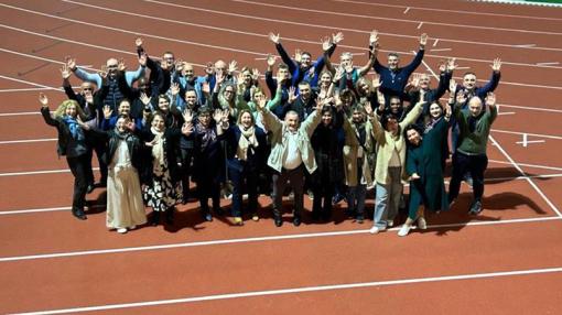 Members attending a PostEurop meeting