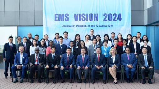 Participants at the 2019 Asia Pacific EMS symposium